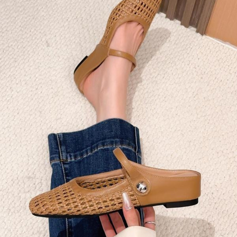 Tressa Orthopedic Mule Flats