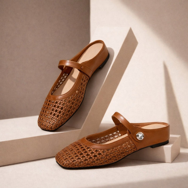Tressa Orthopedic Mule Flats