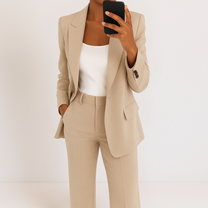 Melynda™ Elegant Two-Piece Suit Set