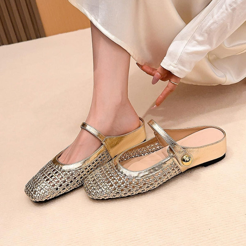 Tressa Orthopedic Mule Flats