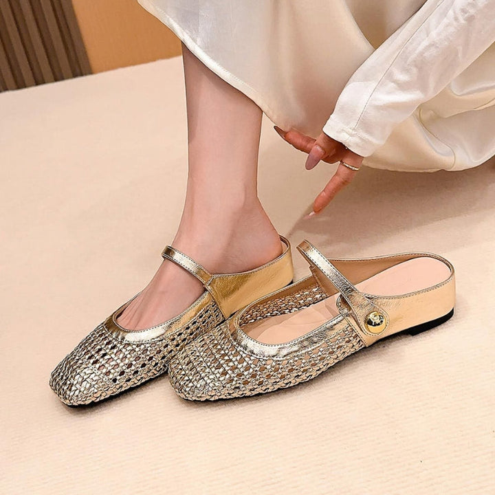 Tressa Orthopedic Mule Flats