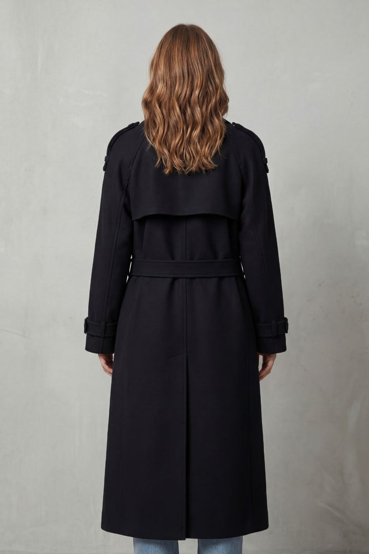 Noirvaine – Oversized silhouette – Wool trench coat