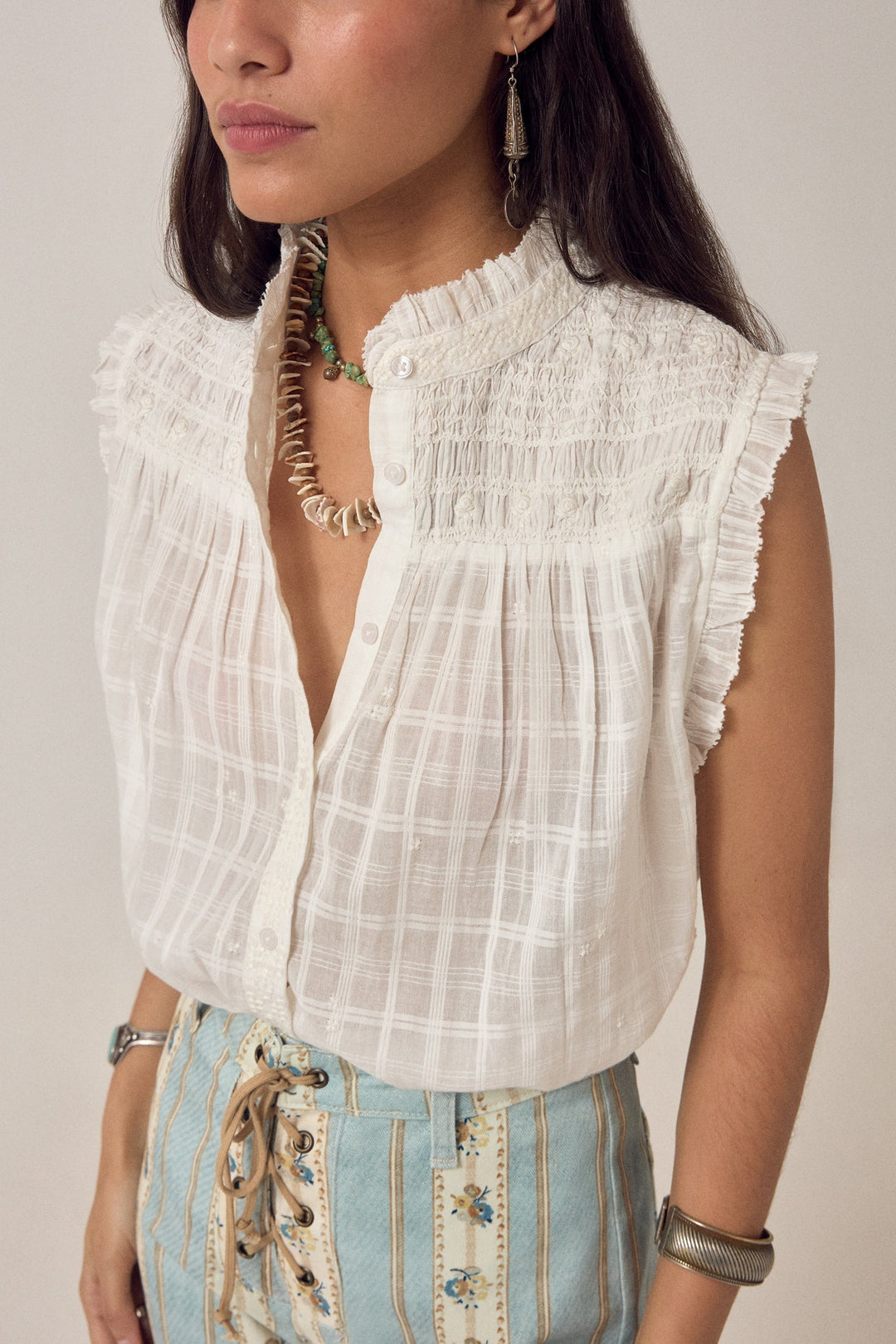 Elvis Sleeveless Blouse