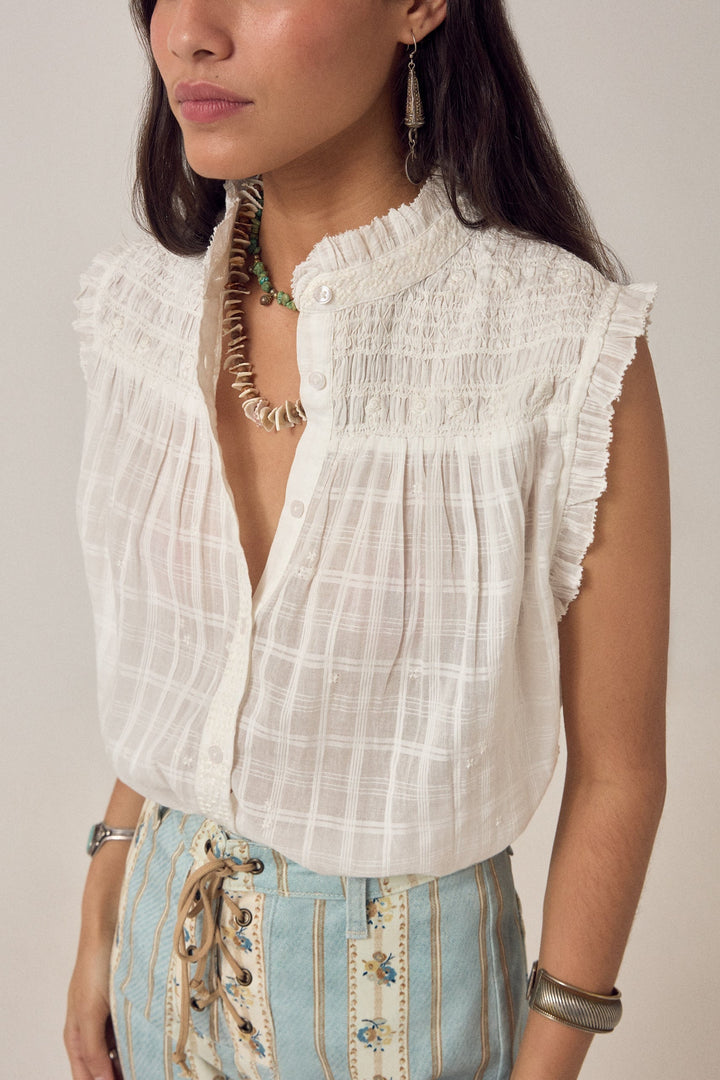 Elvis Sleeveless Blouse