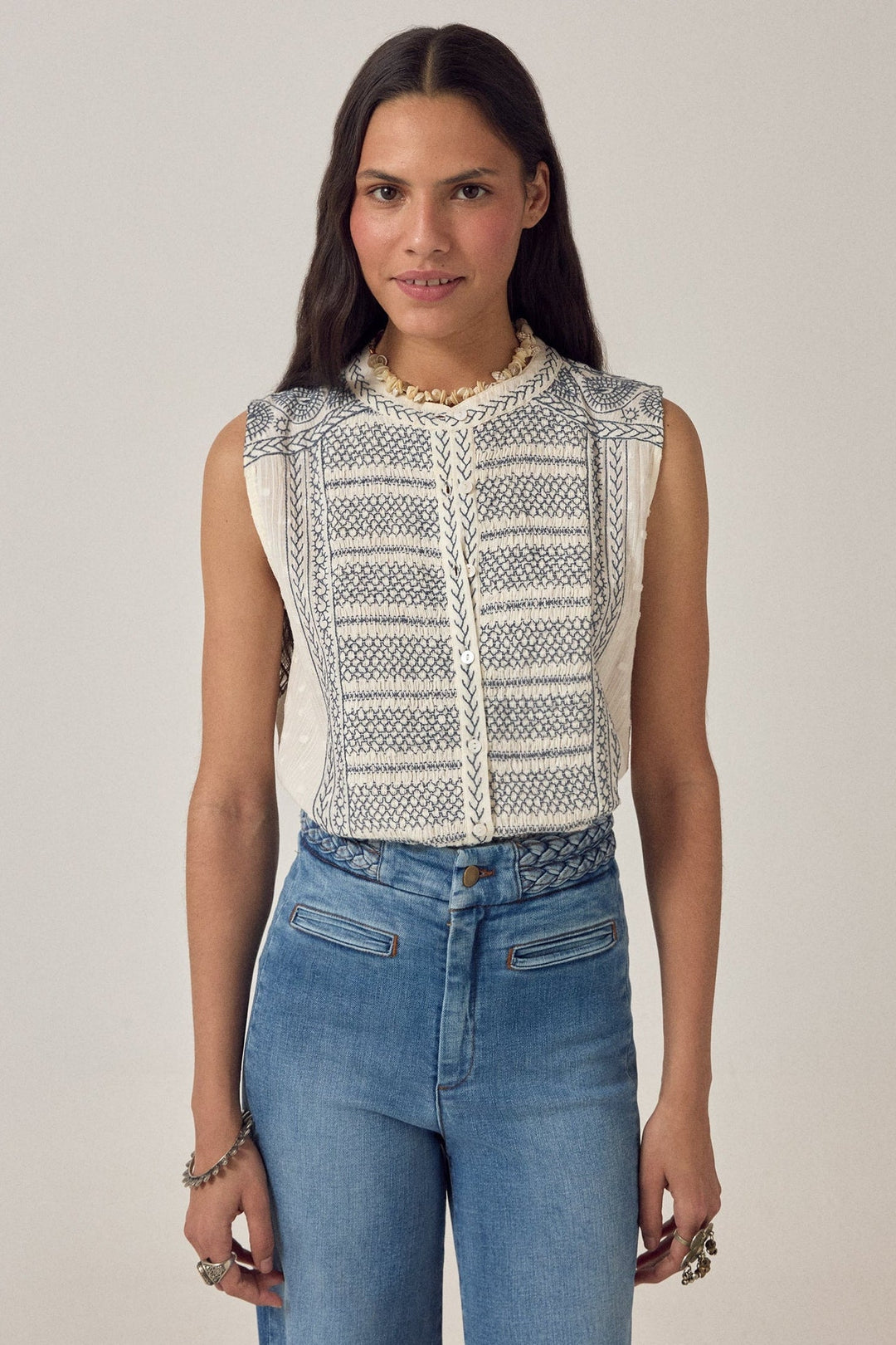 Irina Sleeveless Blouse