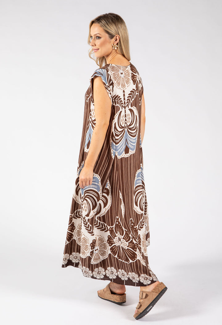 Abstract Print Summer Dress