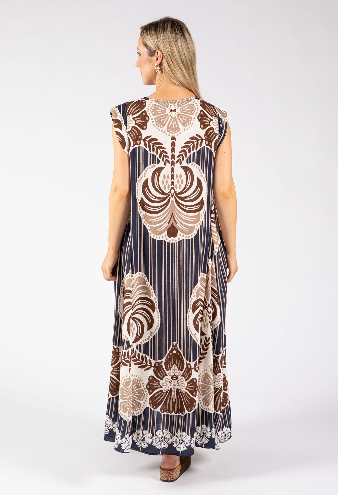 Abstract Print Summer Dress