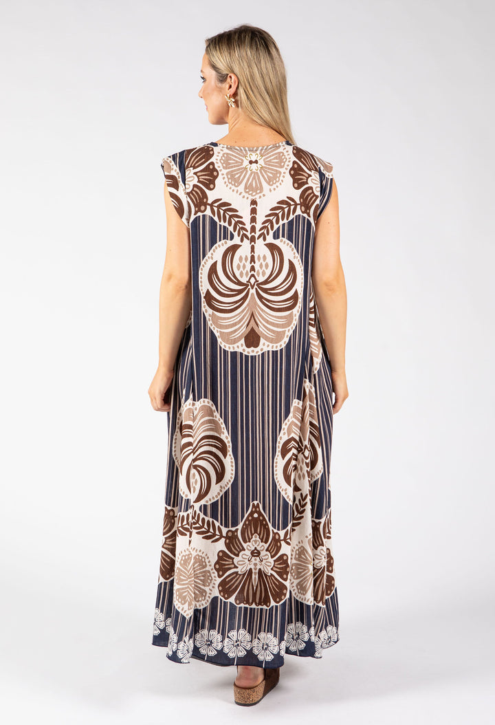 Abstract Print Summer Dress