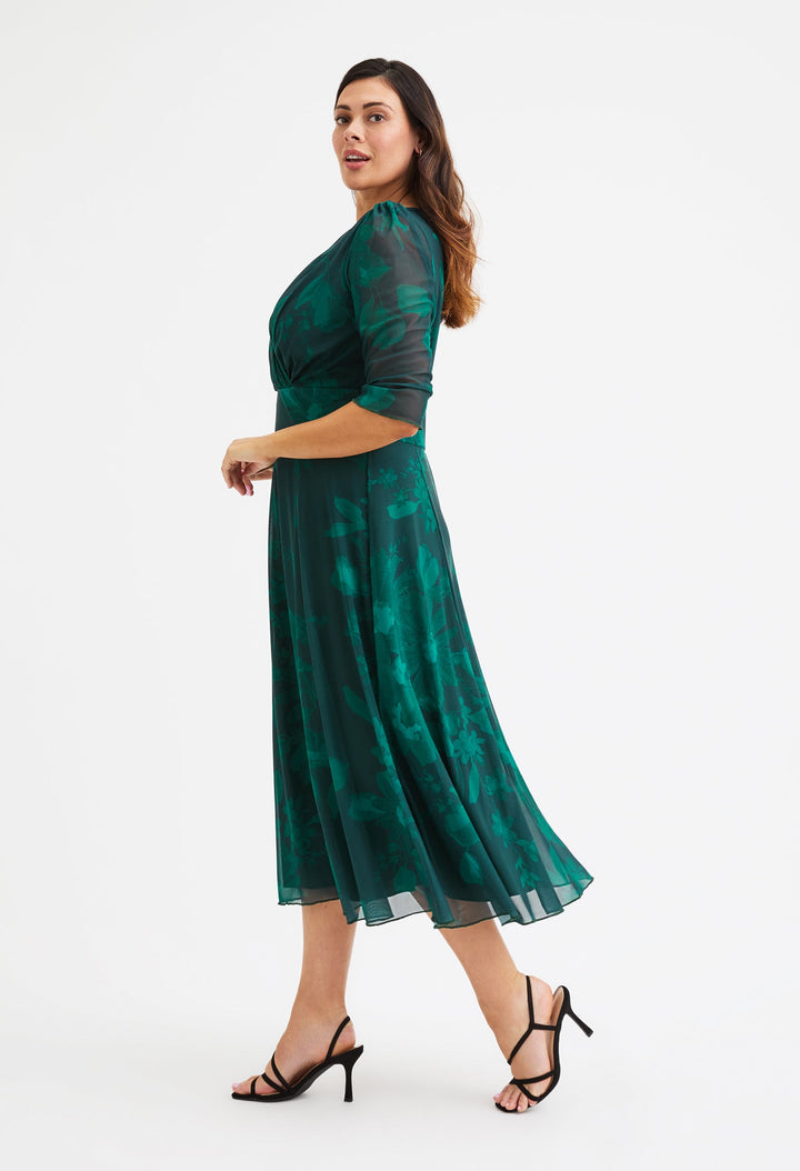 Helena Curve+ Midi Dress