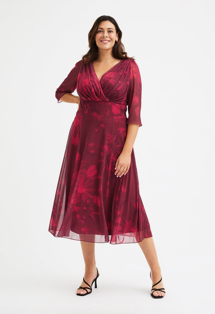 Helena Curve+ Midi Dress