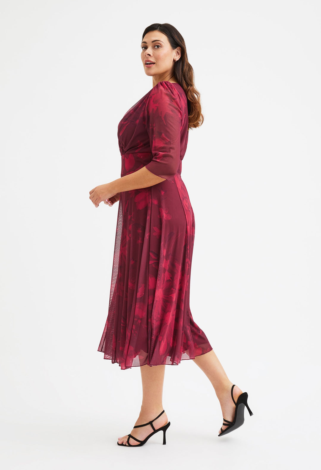 Helena Curve+ Midi Dress