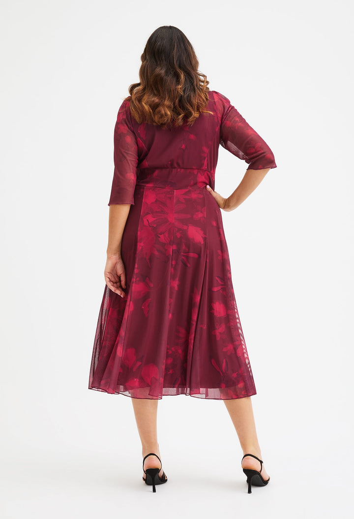 Helena Curve+ Midi Dress