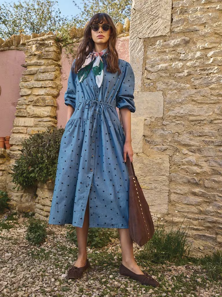 ELSIE EMBROIDERED DRESS