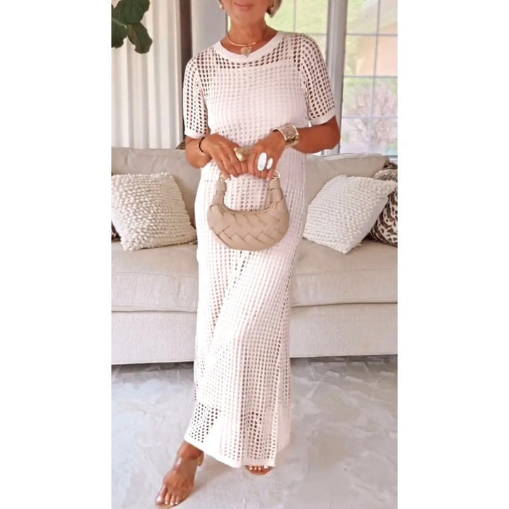 Bethany | Long Cut-Out Maxi Dress with Free Inner Dress